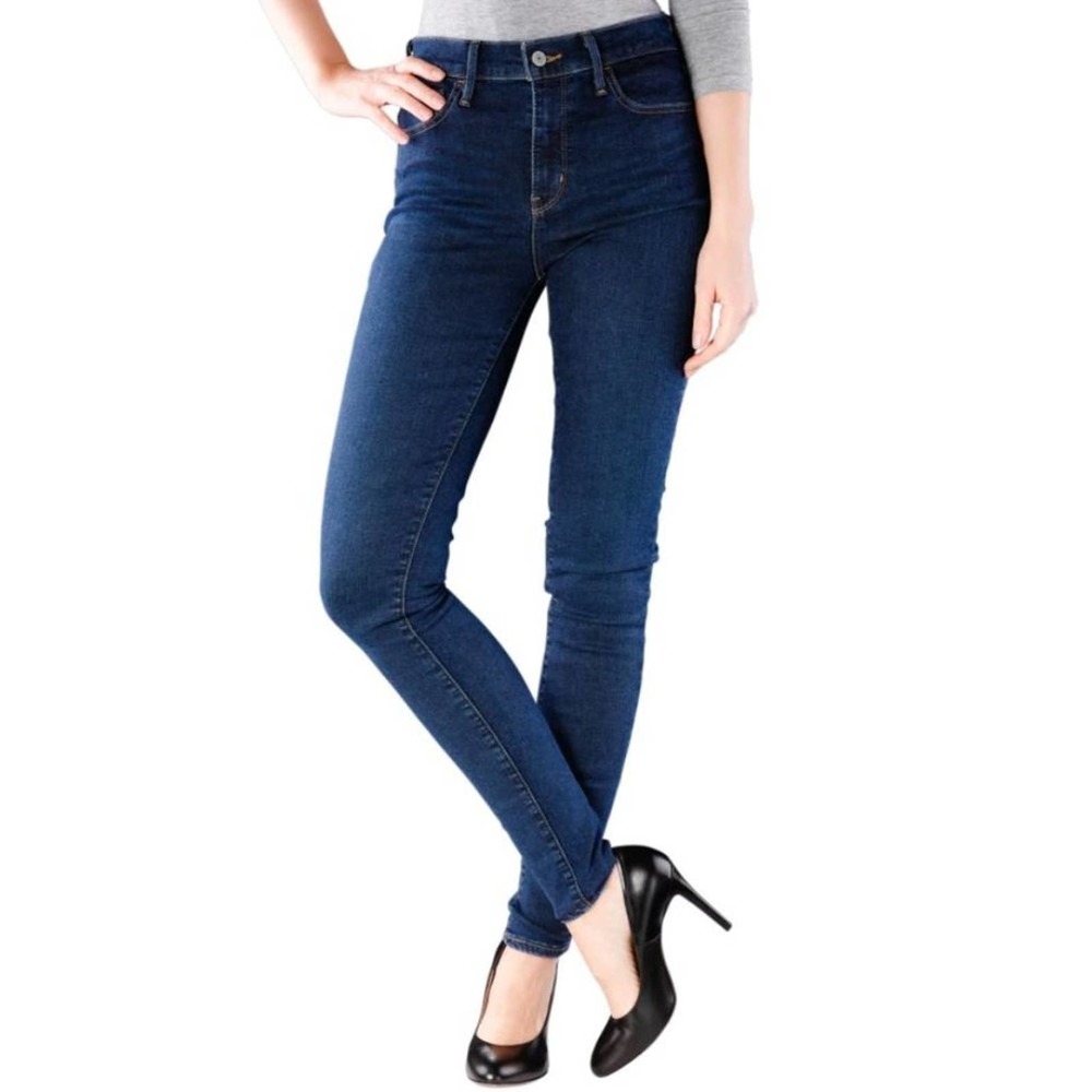 LEVI STRAUSS 720 High Rise Super Skinny Blue Jeans 52797-0002 - Size 25